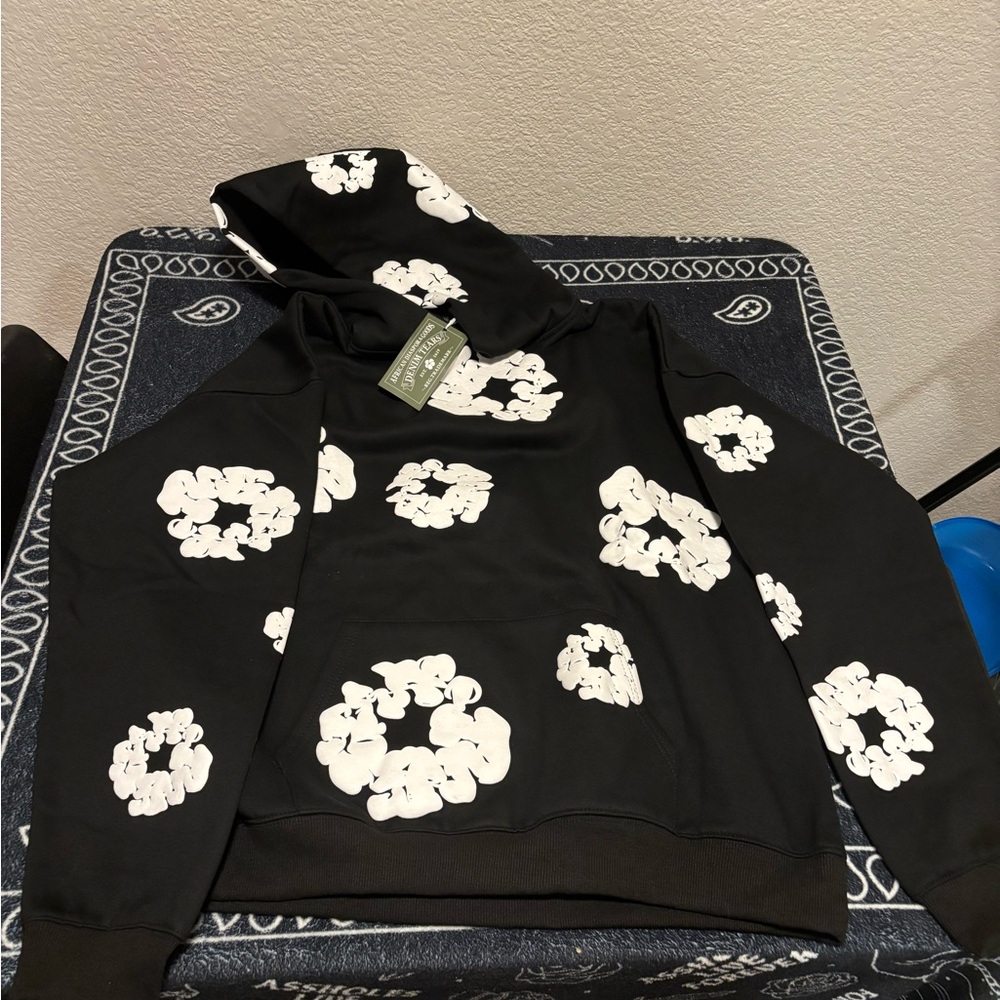 Denim Tears Black Hoodie and sweat pants size L